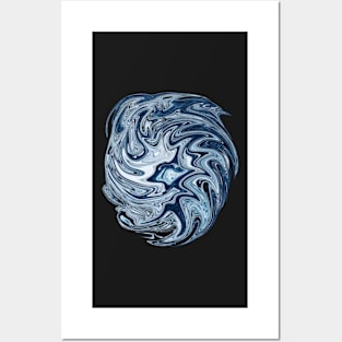 Abstract Ocean Design Available on Multiple Products Posters and Art